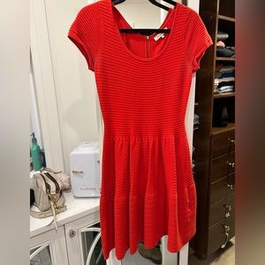 COPY - Red Sandro Stretch Knit Dress